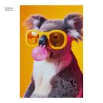 Décor mural tendance avec un koala stylisé