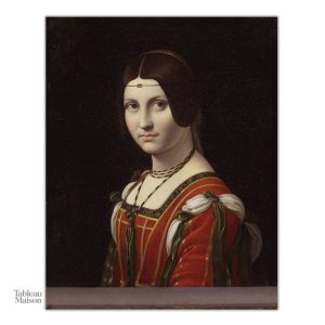 Oeuvre célèbre de Léonard de Vinci - La Belle Férronnière