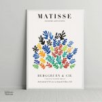 Tableau Henri Matisse : La Gerbe, composition florale vibrante