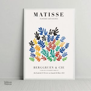 Tableau Henri Matisse : La Gerbe, composition florale vibrante