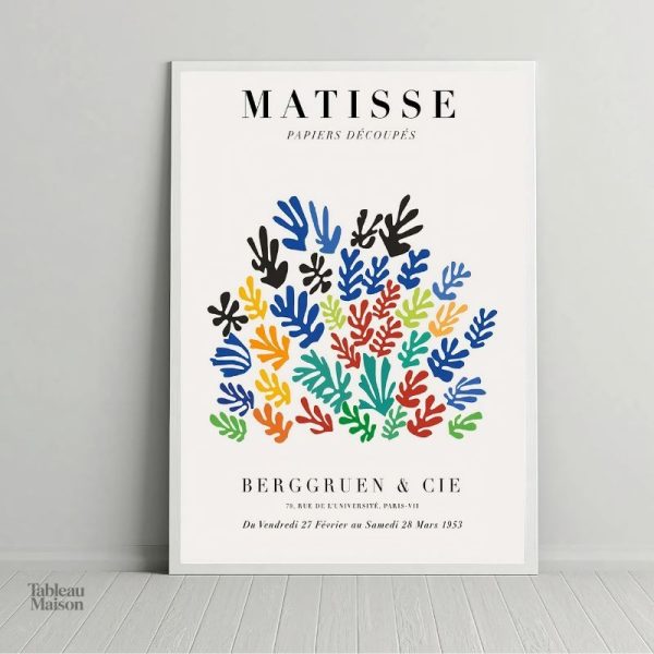 Tableau Henri Matisse : La Gerbe, composition florale vibrante