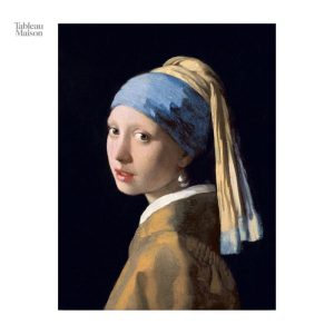 Détail du célèbre tableau La Jeune Fille à la perle