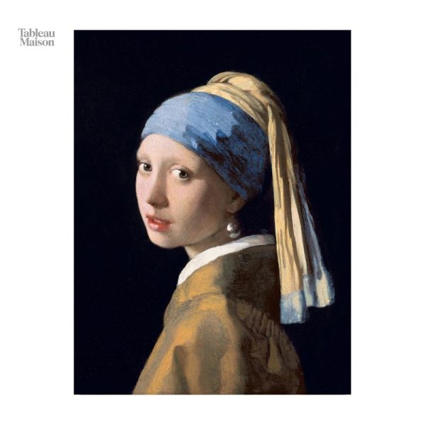 Détail du célèbre tableau La Jeune Fille à la perle