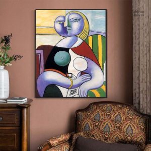 Tableau La Lecture de Pablo Picasso, art moderne