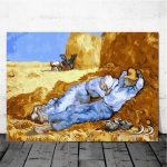 Interprétation artistique de La Méridienne par Van Gogh