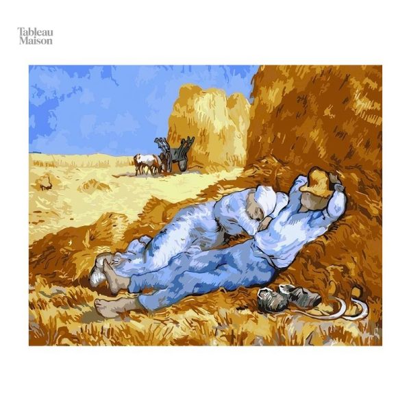 Détail du tableau La Méridienne, œuvre de Van Gogh