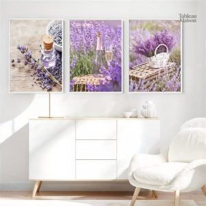 Tableau Lavande - œuvre artistique inspirée de la nature