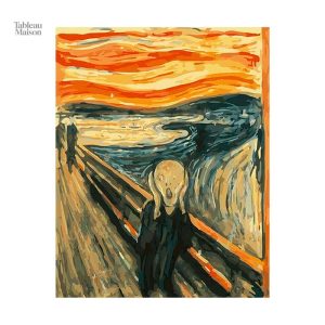 Détails artistiques du tableau le Cri, style unique de Van Gogh