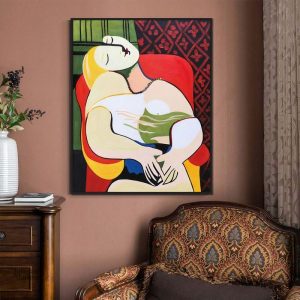Tableau coloré représentant un rêve par Pablo Picasso