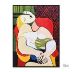 Art contemporain de Picasso, Le Rêve, captivant et vibrant