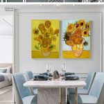 Peinture de tournesols par Van Gogh
