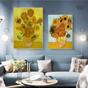 Oeuvre iconique de Van Gogh sur les tournesols