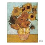 Tableau floral inspiré par Van Gogh, tournesols