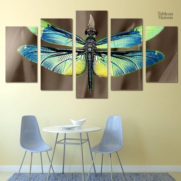 Tableau Libellule moderne en décoration murale