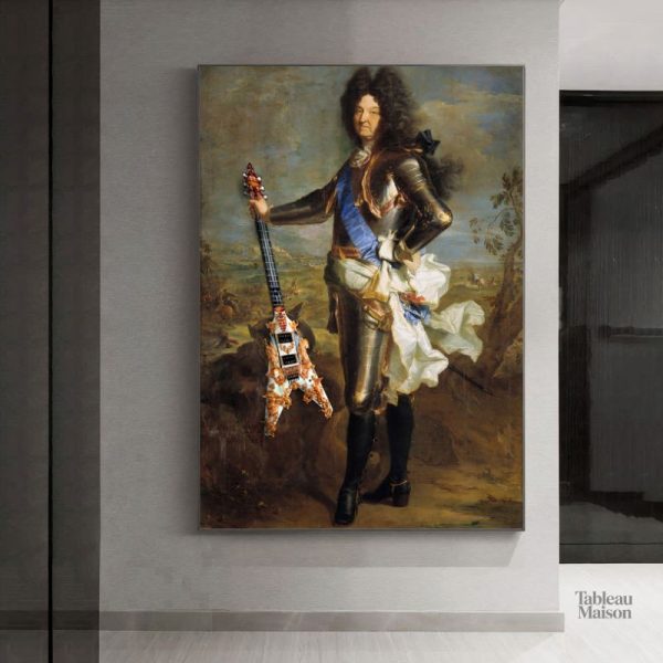 Tableau moderne Louis XIV Rock Star