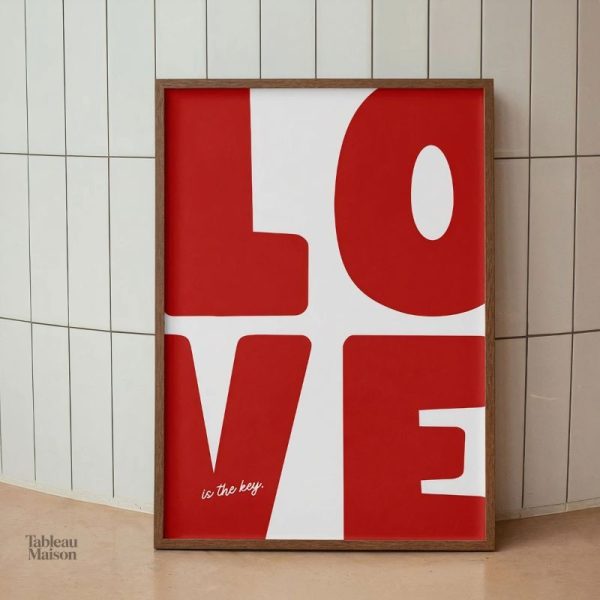 Tableau décoratif LOVE, style moderne et élégant