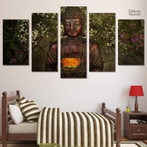 Tableau Bouddha lumineux décoratif