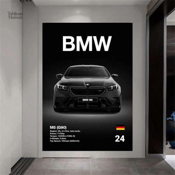 Tableau automobile M5, adapté pour véhicules récents