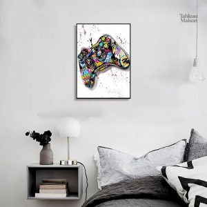 Œuvre street art sur le thème des jeux vidéo