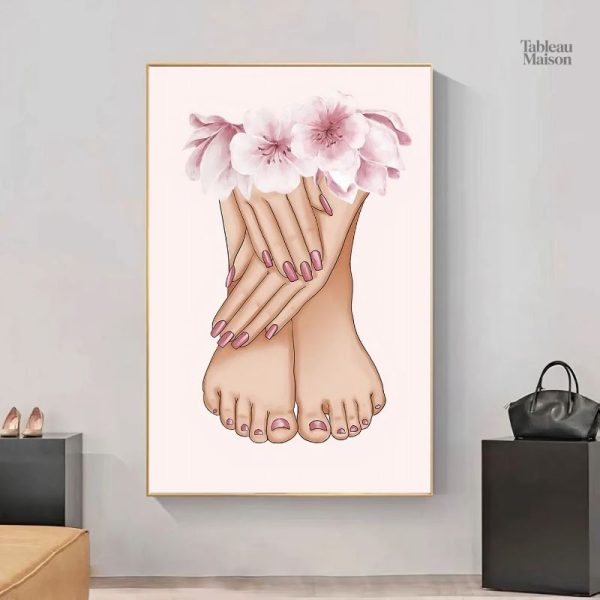 Tableau Manucure pour salon de beauté