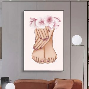 Tableau professionnel pour soins des ongles