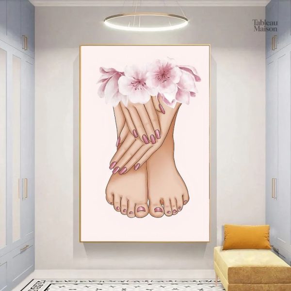 Mobilier esthétique pour manucure en salon