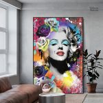 Tableau Marilyn Monroe en style Pop Art