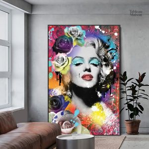 Tableau Marilyn Monroe en style Pop Art