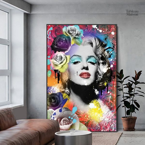 Tableau Marilyn Monroe en style Pop Art