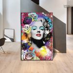 Tableau moderne représentant Marilyn Monroe en Pop Art