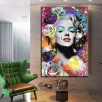Illustration Pop Art de l'icône Marilyn Monroe