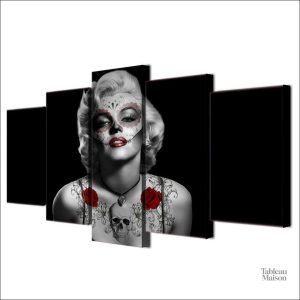 Tableau moderne de Marilyn, fusion de culture et d'art