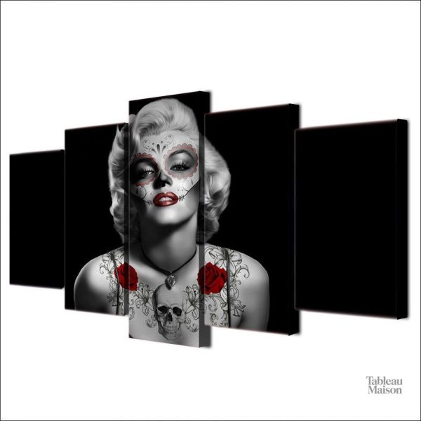 Tableau moderne de Marilyn, fusion de culture et d'art