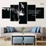 Tableau Bob Marley - One Love, art mural inspirant