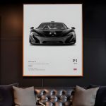 Illustration artistique de la voiture McLaren P1