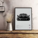 Décor mural de la célèbre McLaren P1