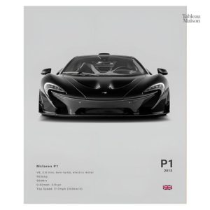 Tableau stylisé représentant la McLaren P1