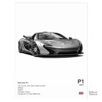 Art moderne inspiré par la McLaren P1