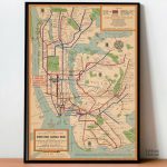 Illustration graphique du réseau de transport new-yorkais
