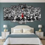 Art mural Michael Jordan pour les fans de basketball