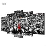 Tableau sportif mettant en avant Michael Jordan