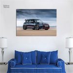 Tableau Mini Cooper en décoration murale