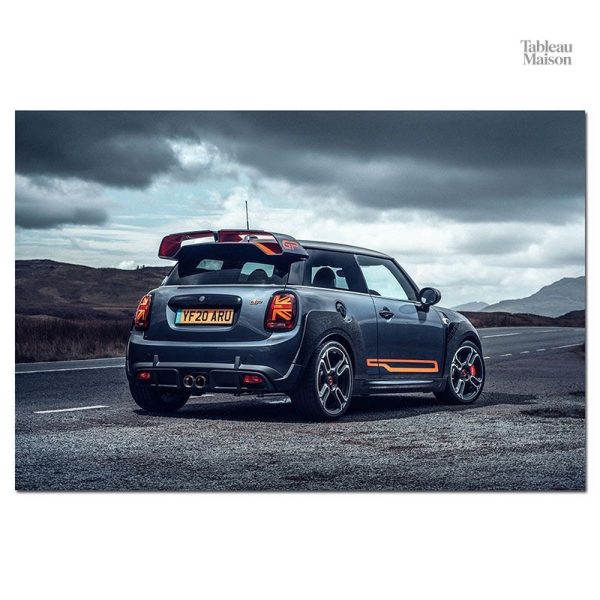 Tableau moderne mettant en avant la Mini Cooper
