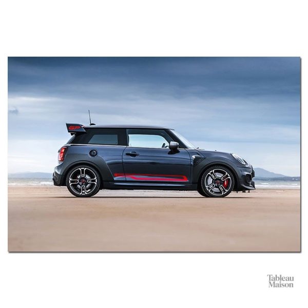 Œuvre d'art inspirée par la voiture Mini Cooper