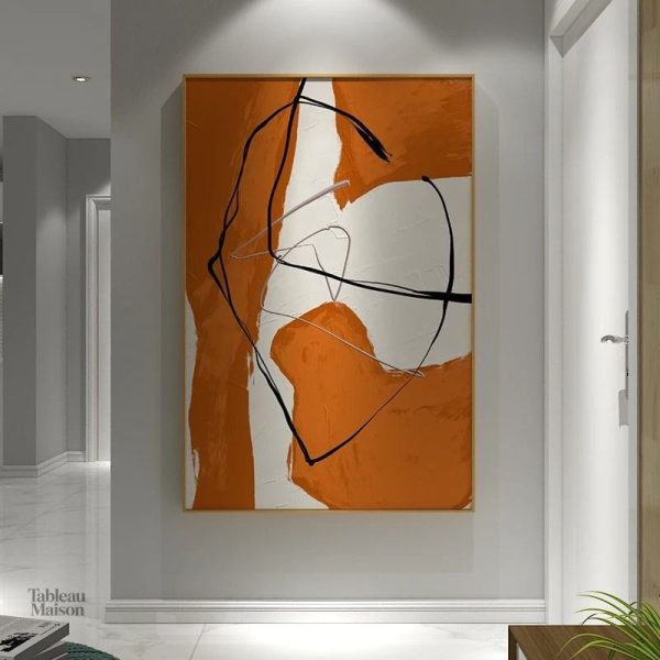 Composition artistique minimaliste en couleurs neutres