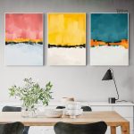 Tableau minimaliste couleur moderne