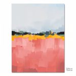 Tableau simple et coloré pour intérieur moderne