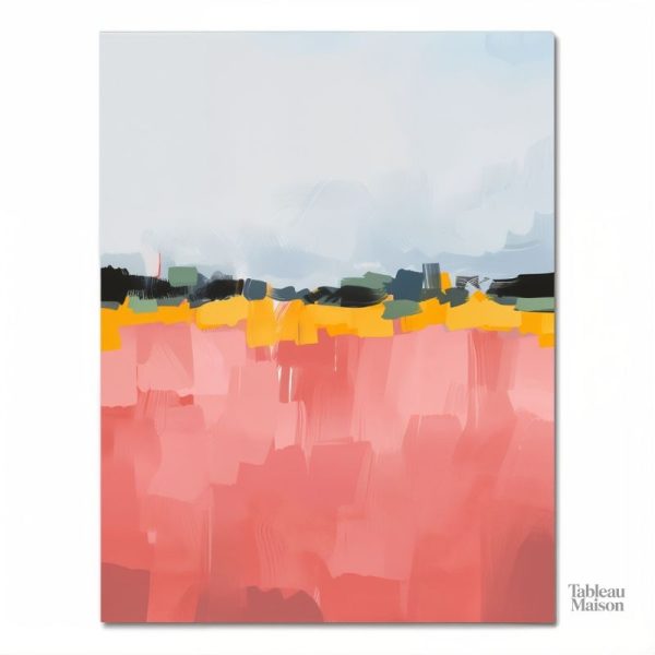Tableau simple et coloré pour intérieur moderne