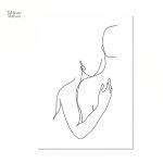 Décoration intérieure minimaliste sur le thème de l'amour