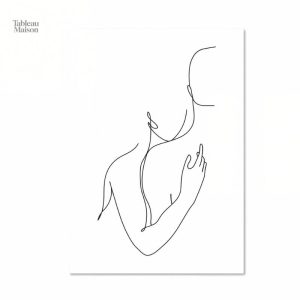 Décoration intérieure minimaliste sur le thème de l'amour